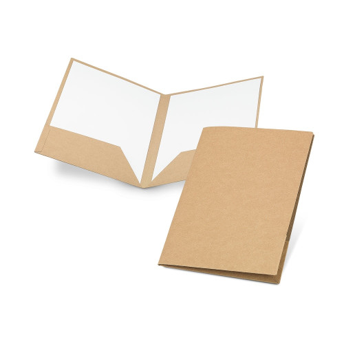 PUZO. A4 Kraft paper document folder (400 g/m²) | EverythingBranded UK